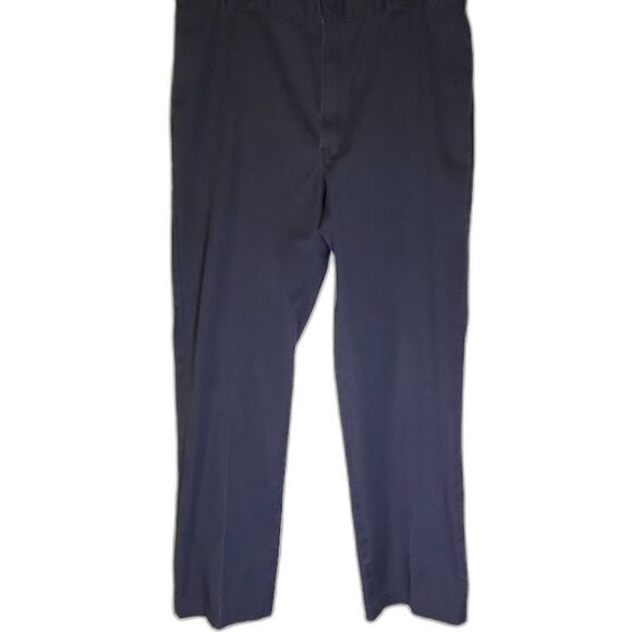 Dickies Genuine 874 Original Canvas Navy Blue Workwear Work Pants 38" x 32" - Picture 1 of 5